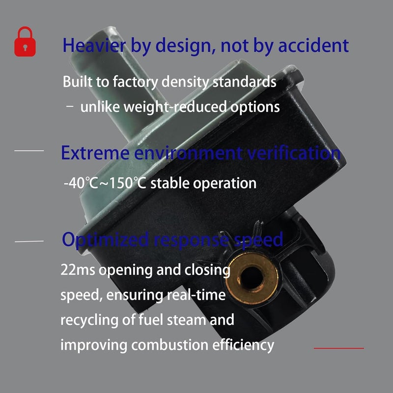 agpanda Vapor Purge Vacuum Switch Valve Solenoid Compatible with Toyota Tacoma Highlander Sienna Lexus IS300 IS 350 RX350 Replace 25860-0P090 25860-31110 - Image 4